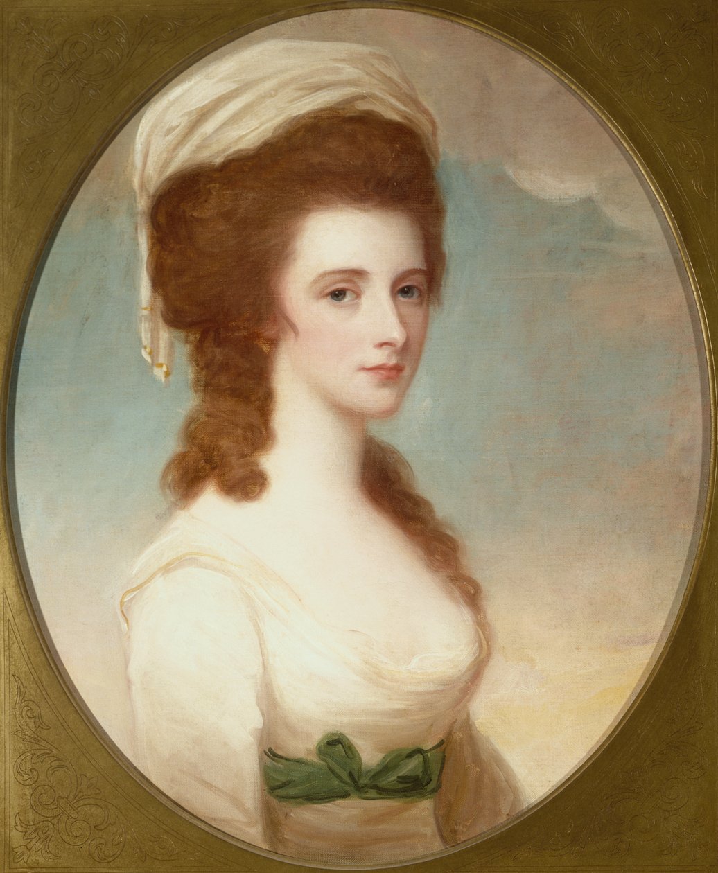 Portrét slečny Mariah Copley (olej) od George Romney