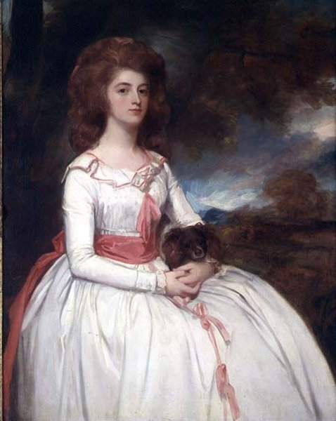 Portrét paní Moodyové od George Romney