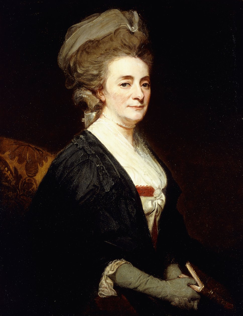 Portrét dámy, o které se říká, že je paní, od George Romney