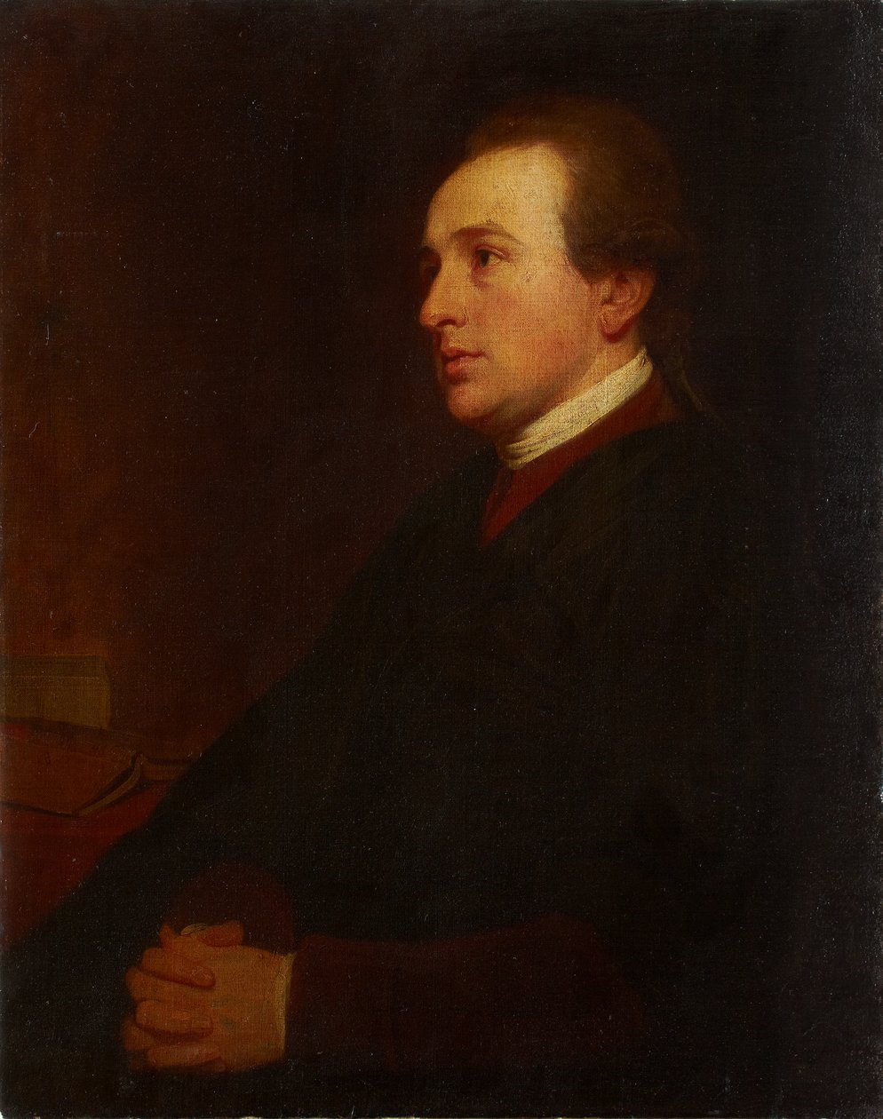 Portrét mladého muže u psacího stolu od George Romney