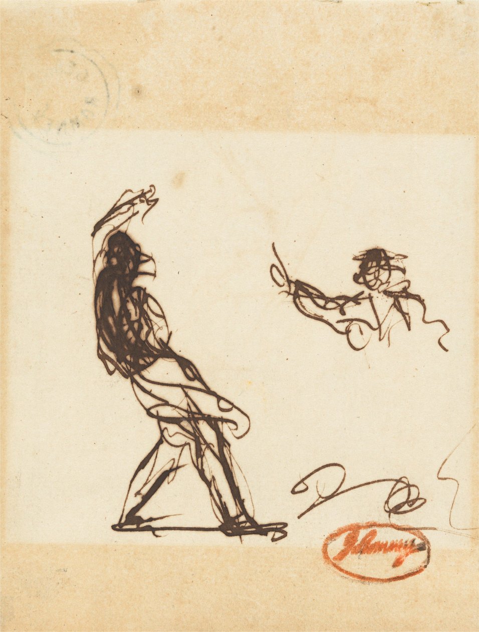 Možná „Odinův sestup“ nebo „Bolingbroke a přízrak“ od George Romney