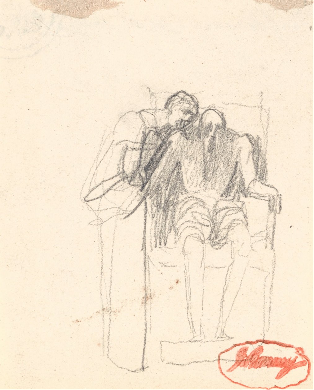 Pravděpodobně dvě postavy ze "stáří" od George Romney