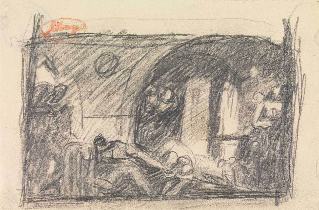 Scéna z vězení od George Romney