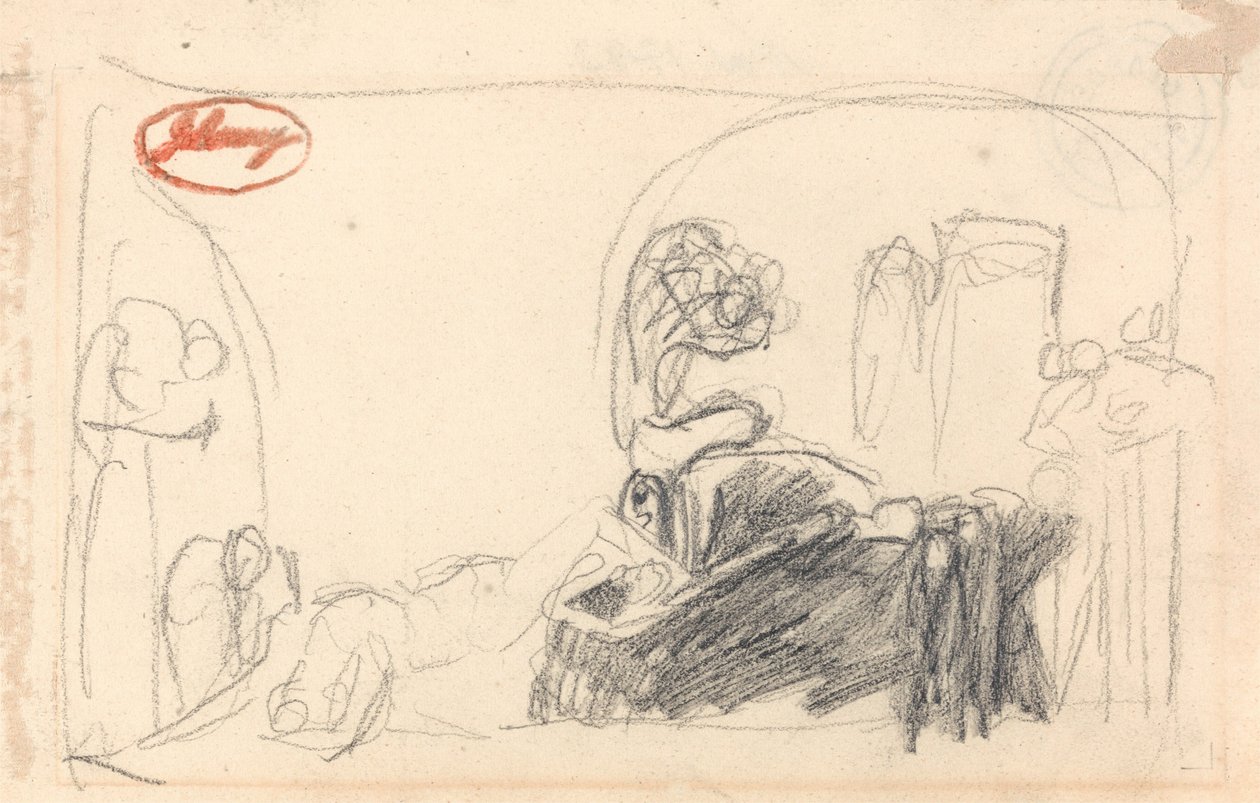 Scéna z vězení od George Romney