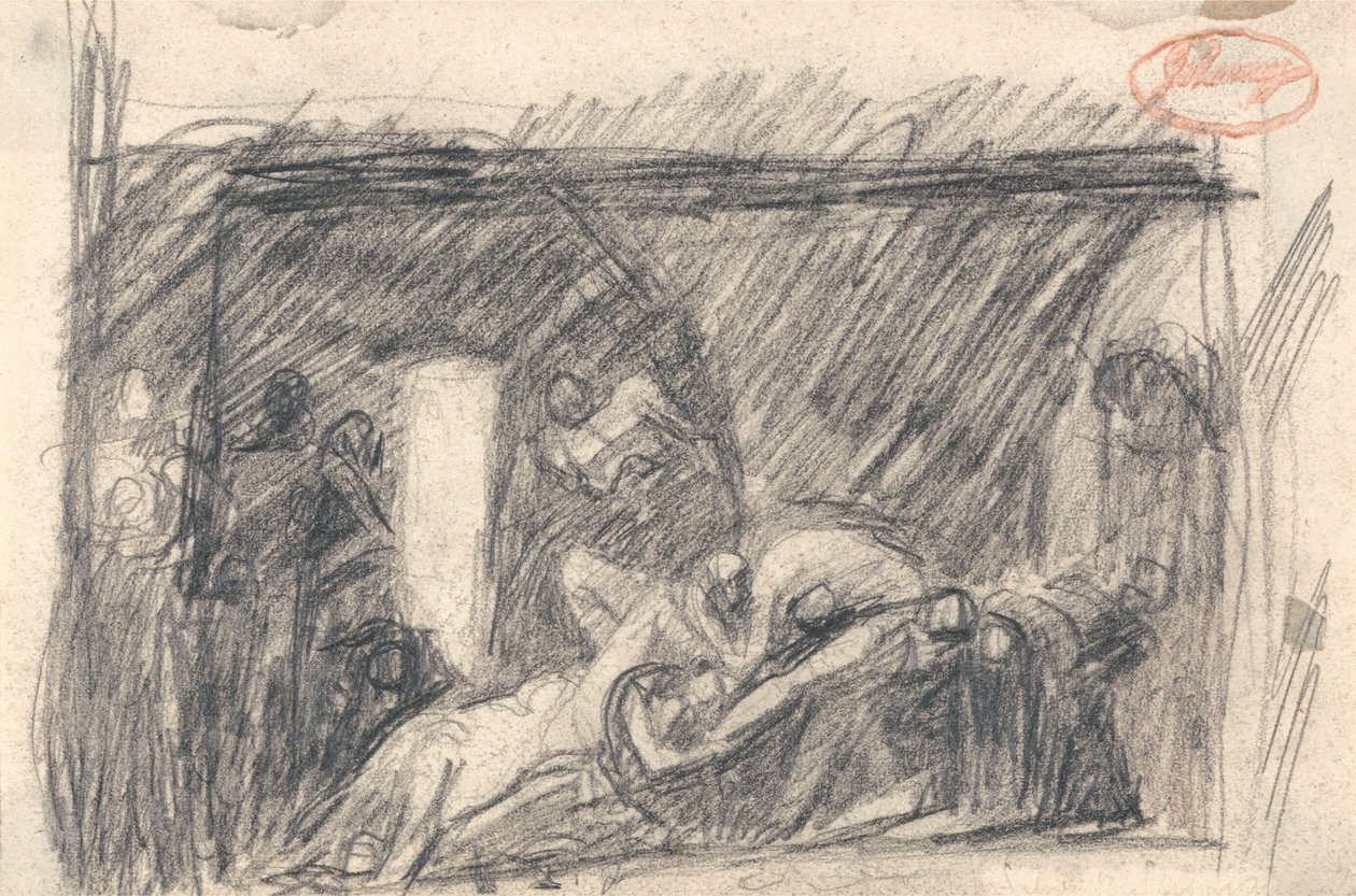 Scéna z vězení od George Romney