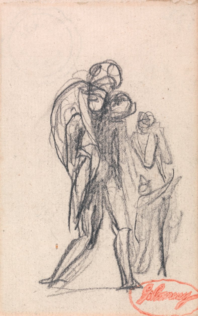 Skupina uprchlíků od George Romney