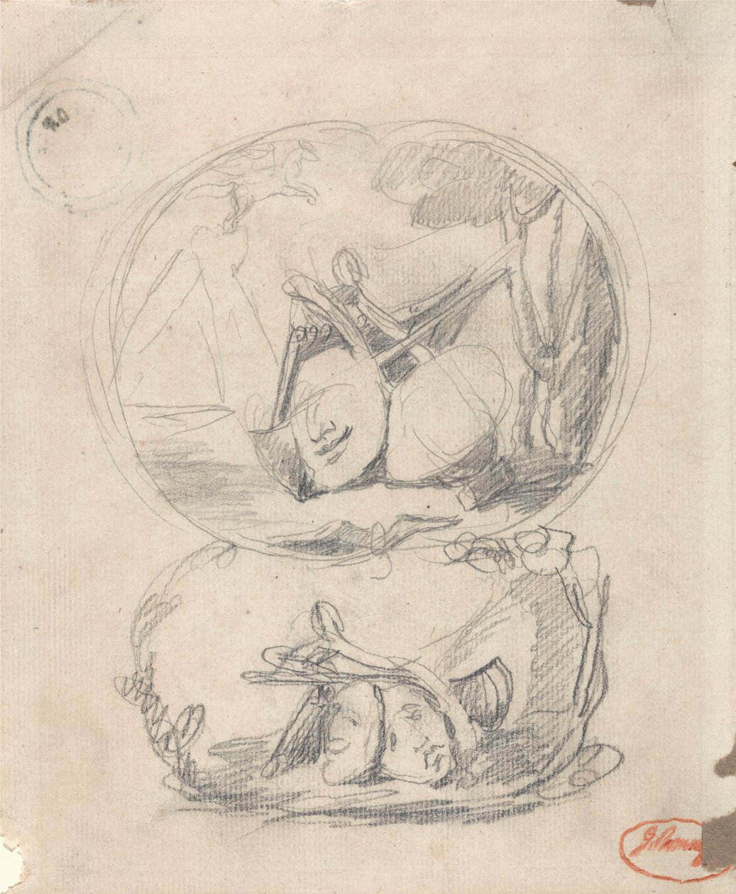 Richard Cumberland – titulní strana od George Romney