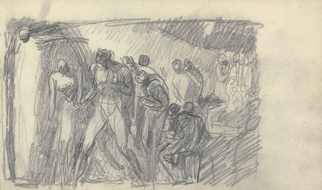 Kresba ze skicáře od George Romney