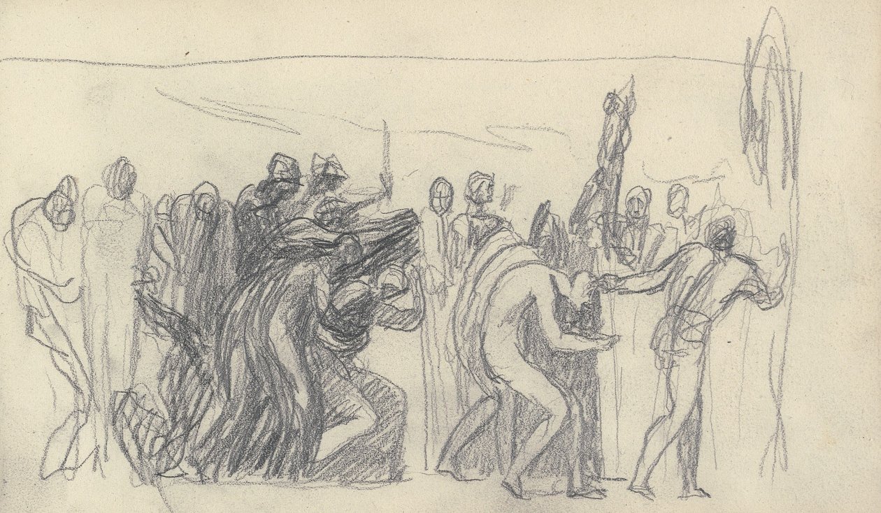 Kresba ze skicáře od George Romney