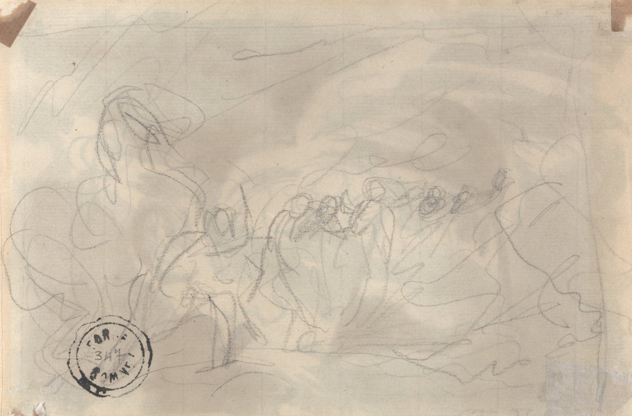 Mírná skupina postav od George Romney