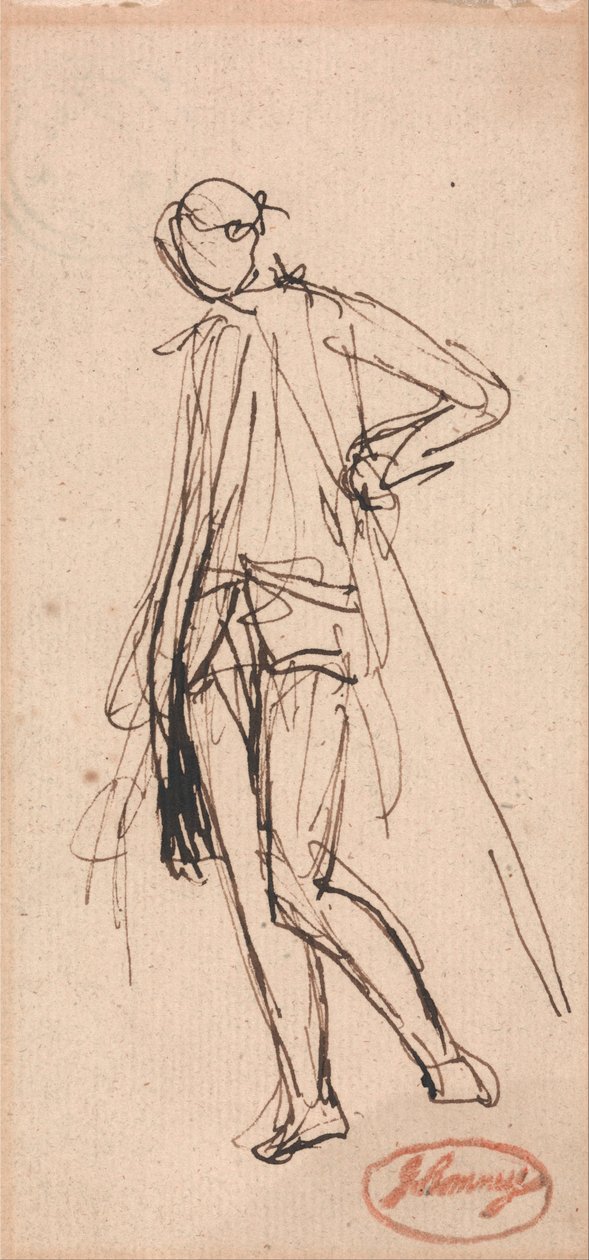 Stojící postava od George Romney