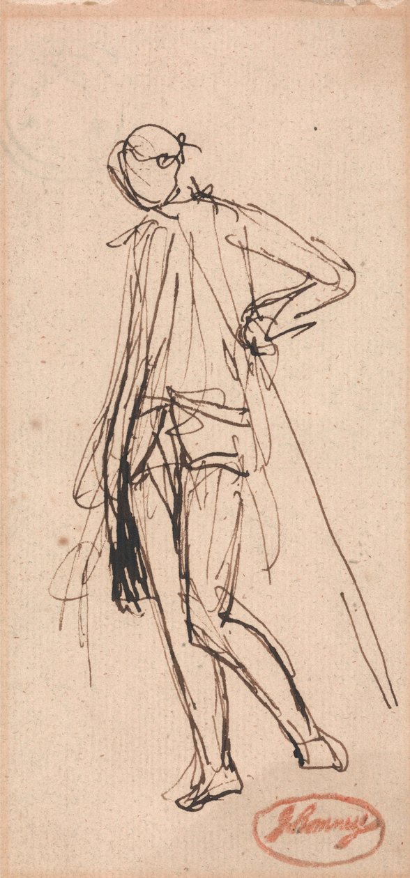 Stojící postava od George Romney