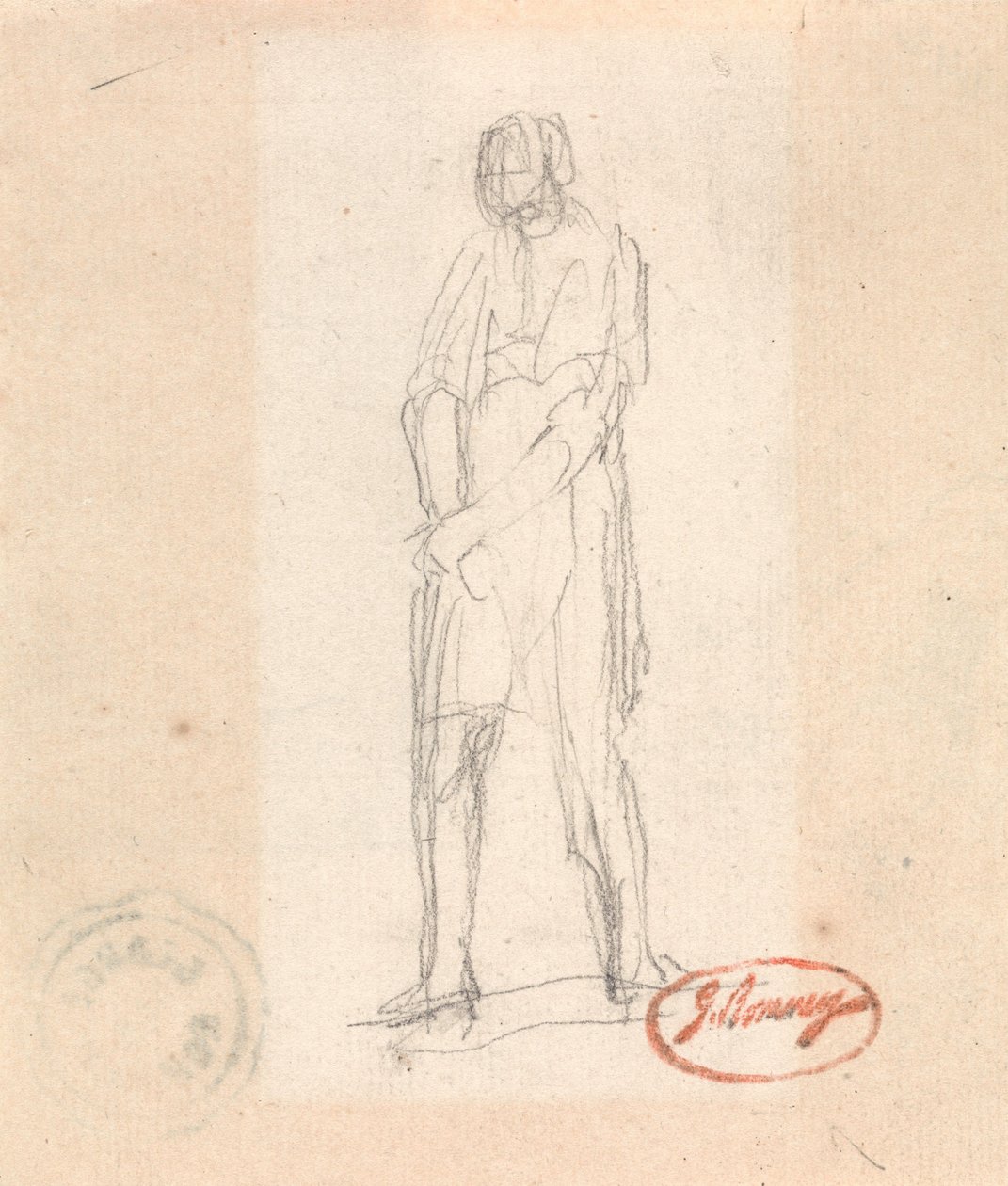 Stojící postava od George Romney
