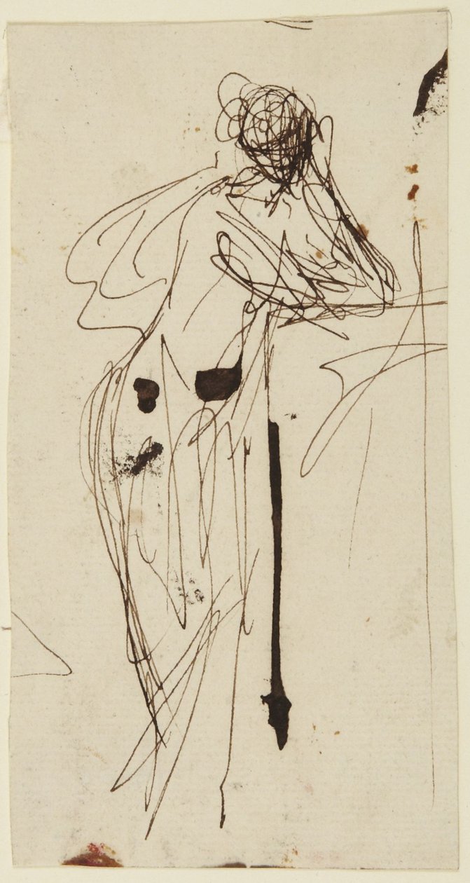 Stojící ženská postava od George Romney