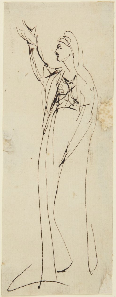 Studie k dílu „Mater Dolorosa“ od George Romney