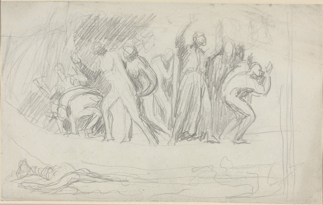 Studie k dílu „Potopa“ od George Romney