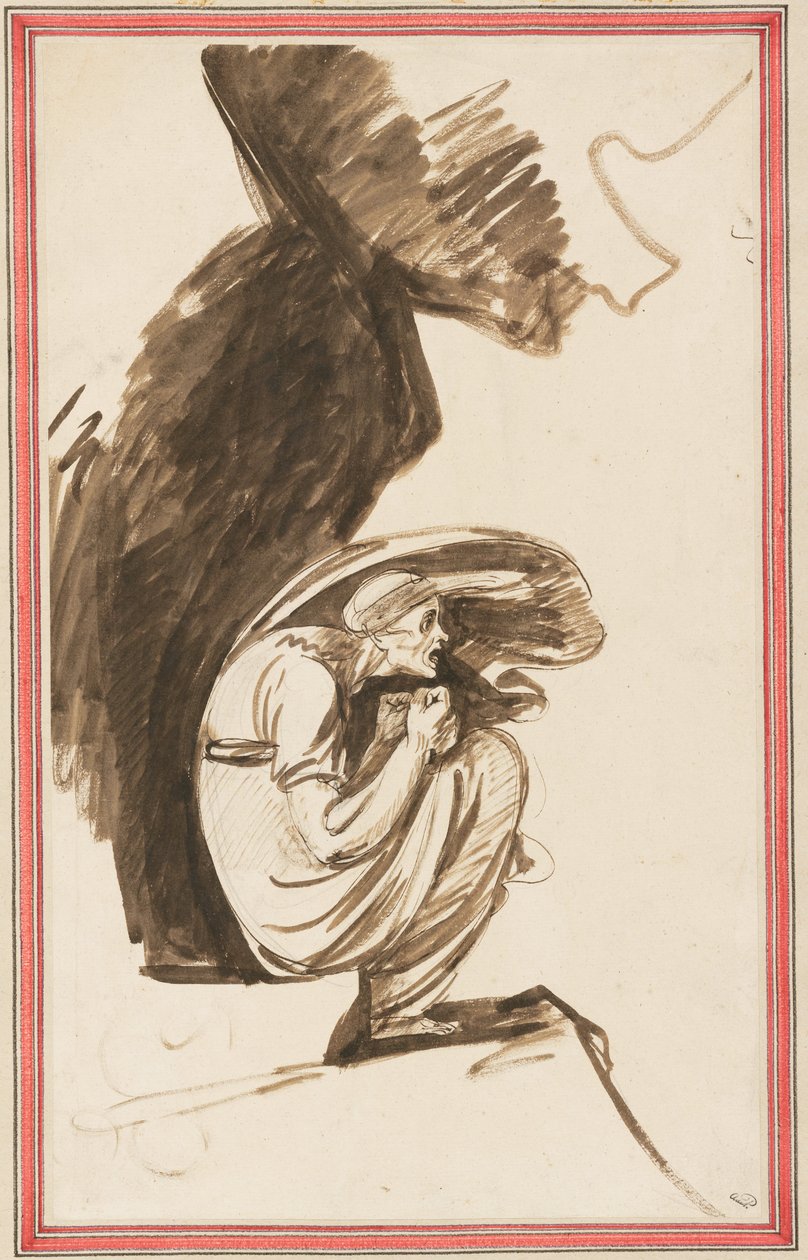 Studie k filmu „Laponská čarodějnice“ od George Romney