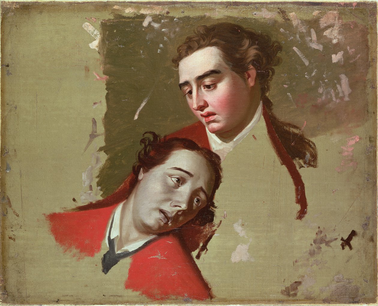 Studie o smrti generála Wolfa v Quebecu, 1762-63 od George Romney
