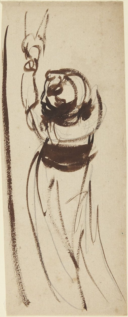 Studie dítěte, které se natahuje rukama nahoru od George Romney