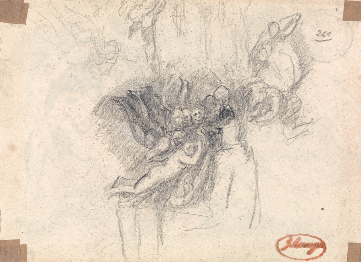 Pokoušení Krista od George Romney