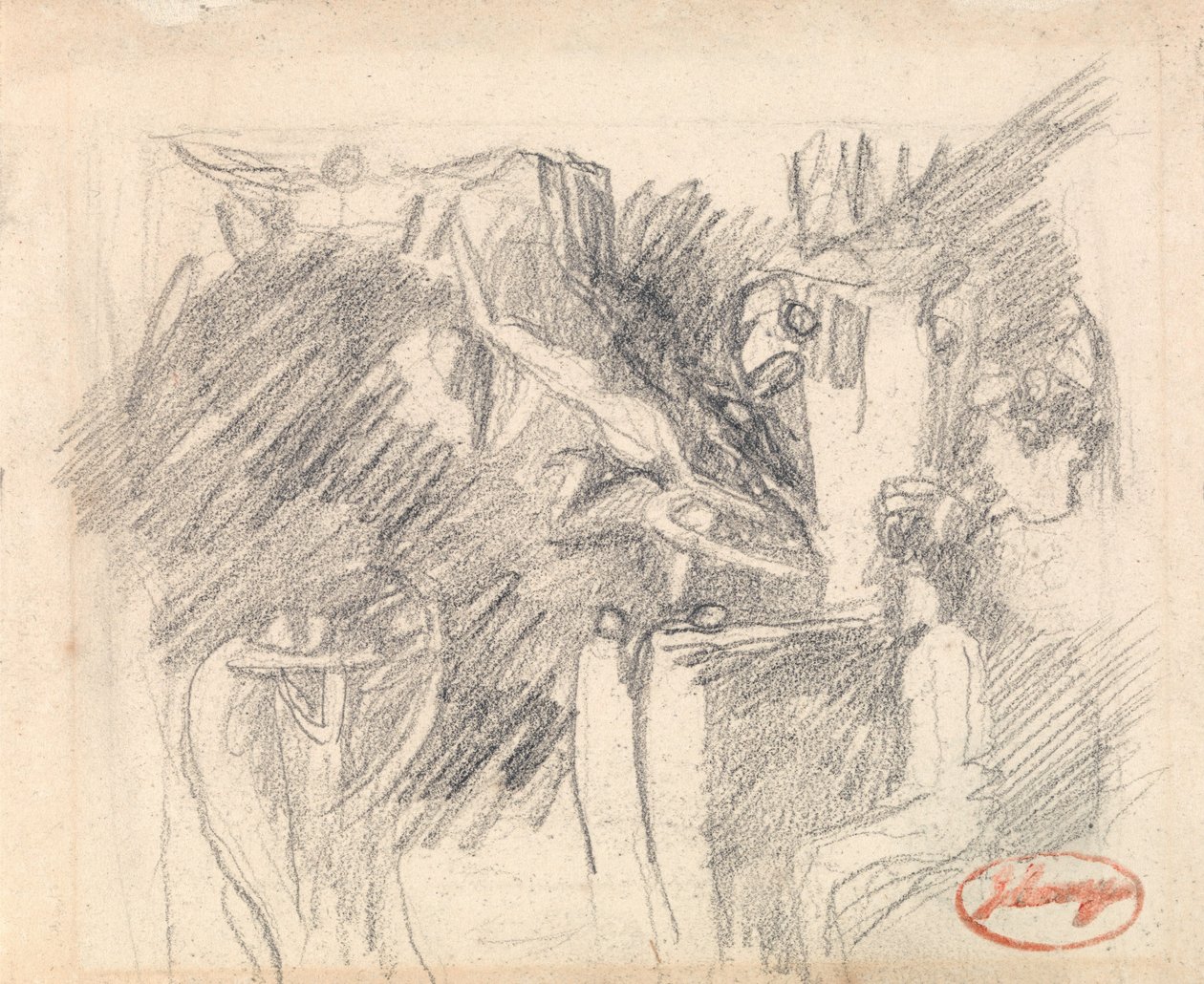 Pokoušení Krista od George Romney