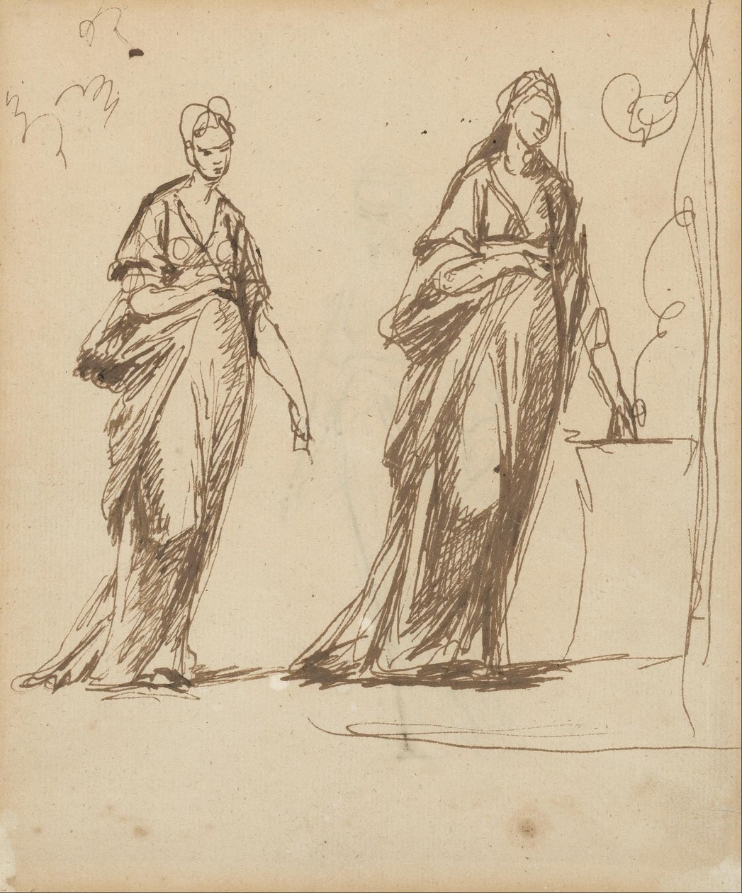 Dvě ženské postavy od George Romney