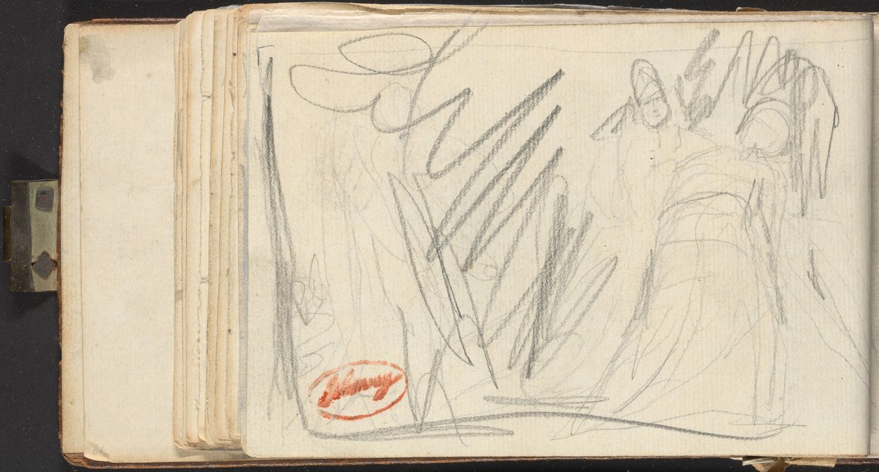 Dvě postavy v vlajících rouchách od George Romney
