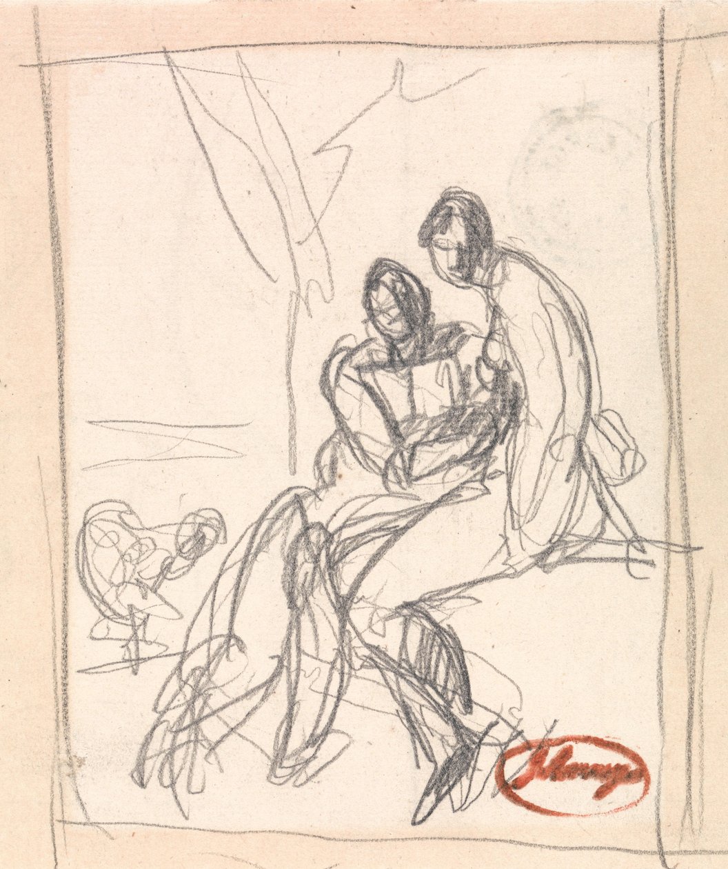 Dva milenci od George Romney