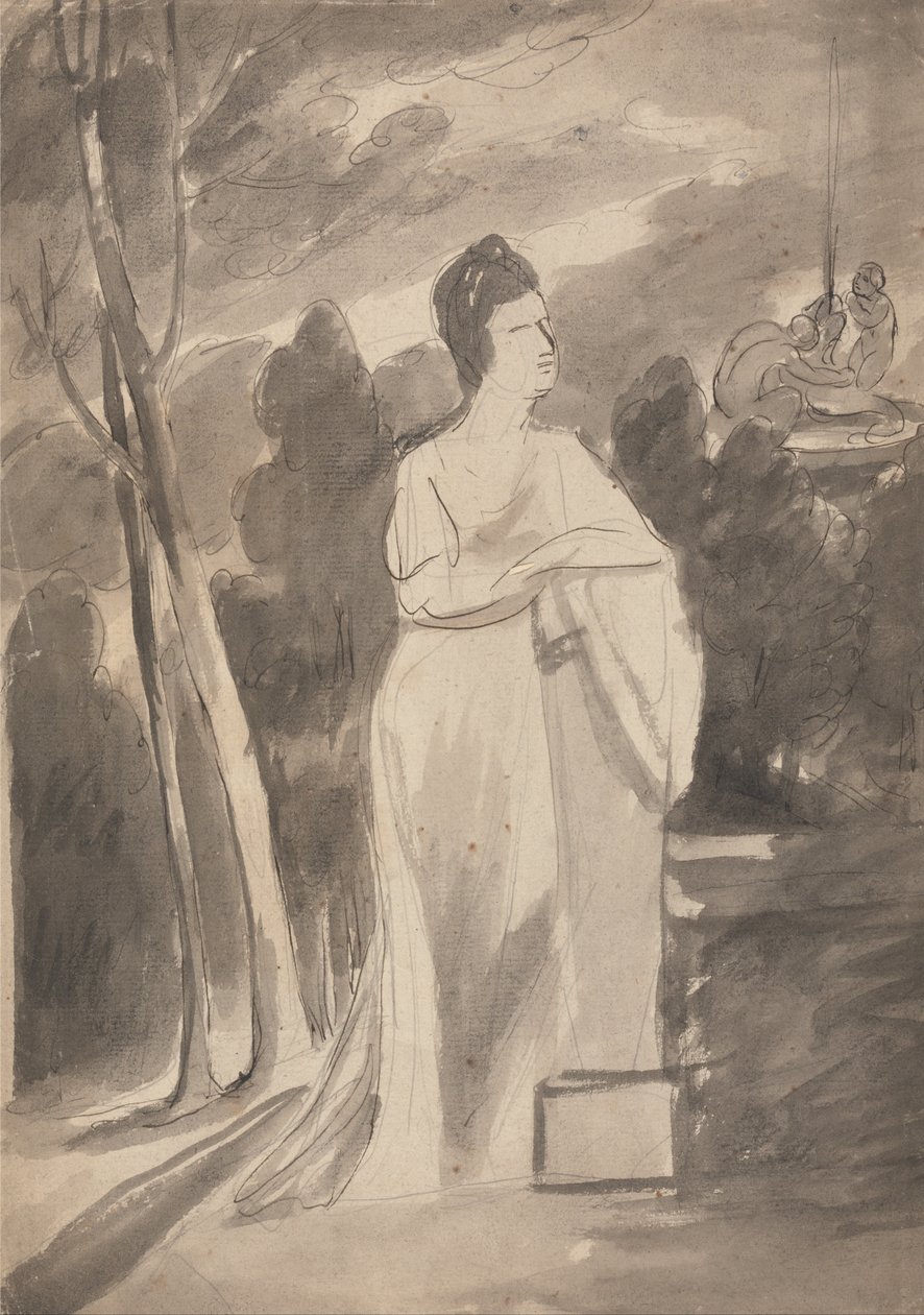 Žena u sloupu od George Romney