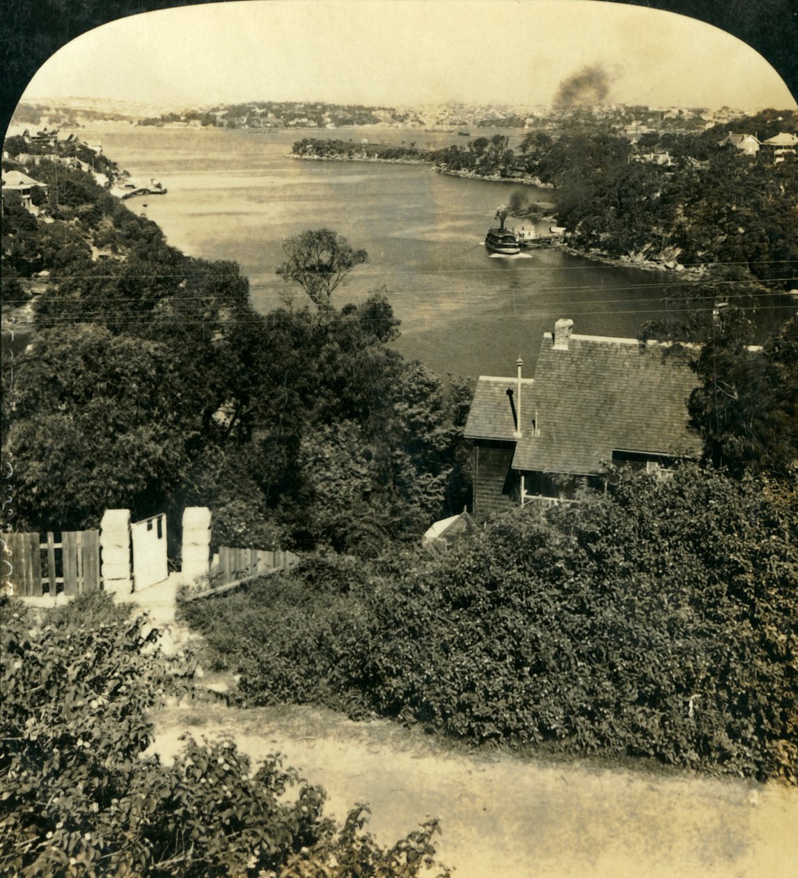 Mosmans Bay, Sydney, Austrálie, c1909. od George Rose