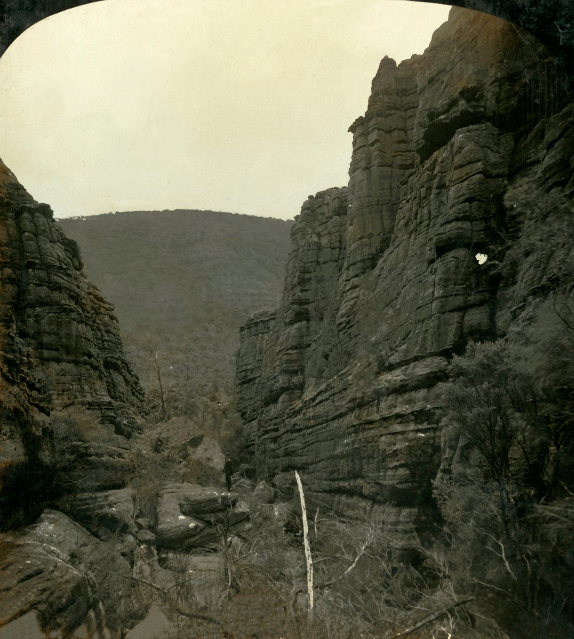 The Grand Canon [sic], Grampians, Victoria, Austrálie, 1908. od George Rose