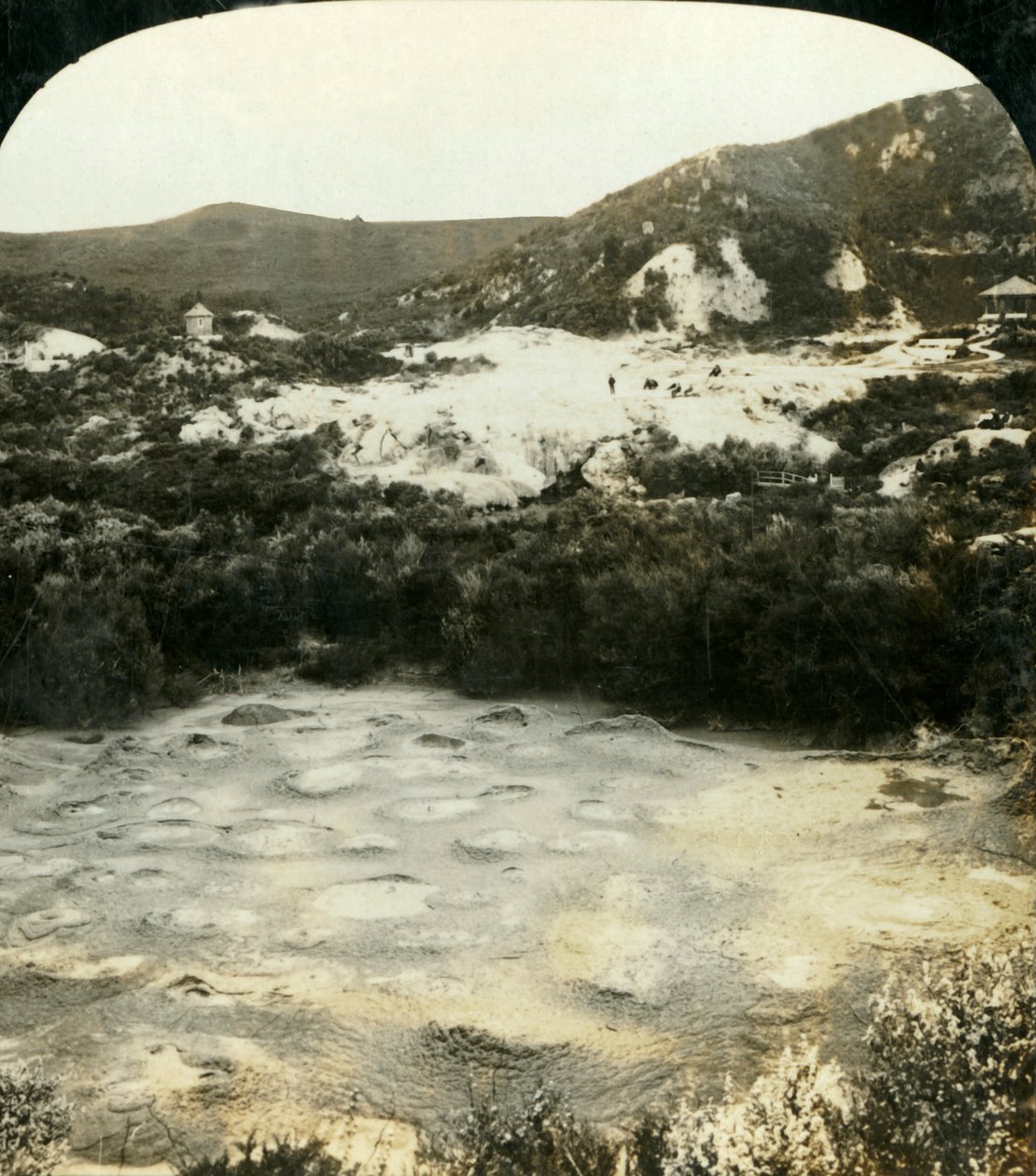 The Porridge Pot, Whaka, Rotorua, Nový Zéland, c1909. od George Rose