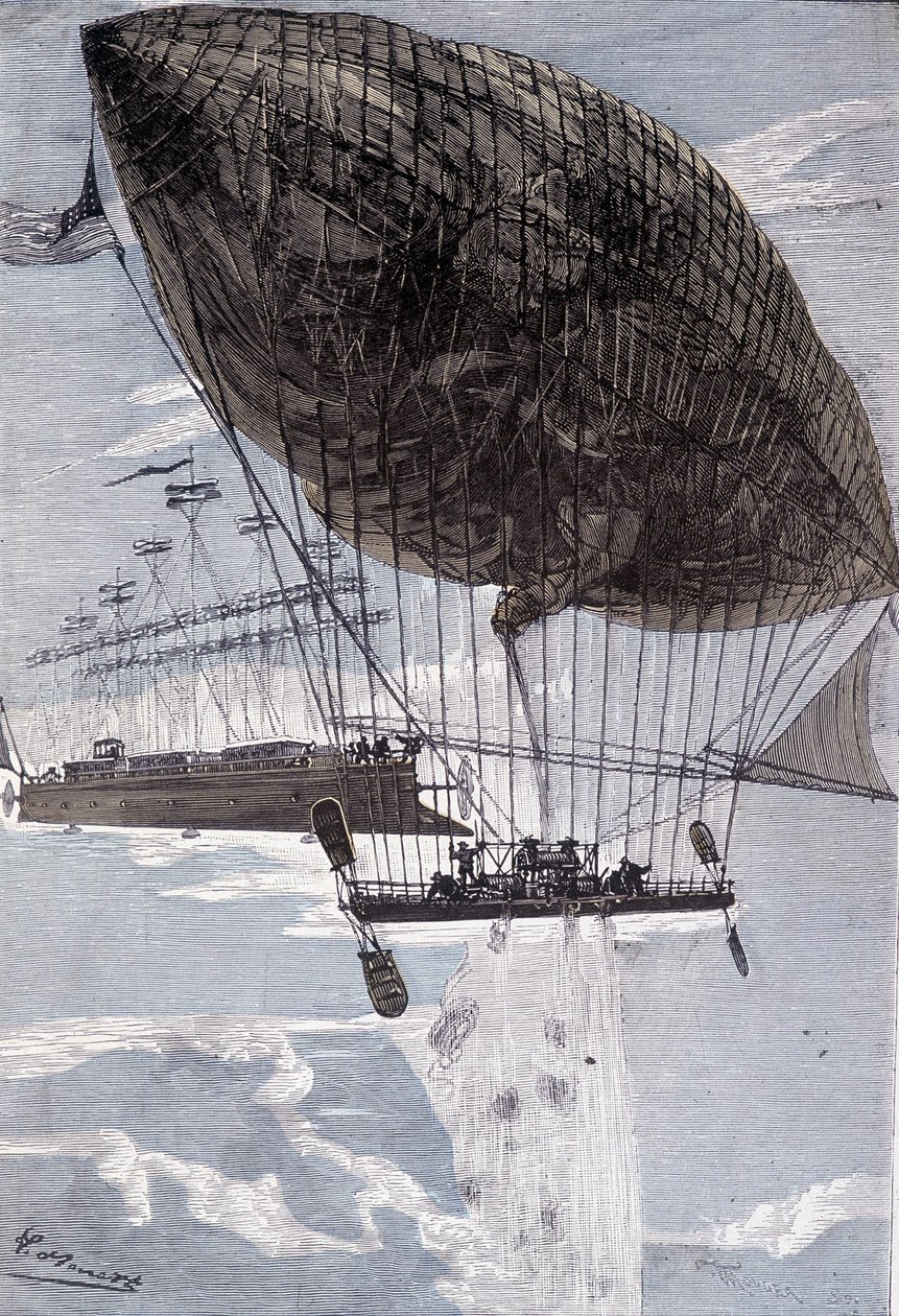 Albatros se připojil k Go-aHead (strana 216) v „Robur the Conqueror“ od Julese Verna od George Roux