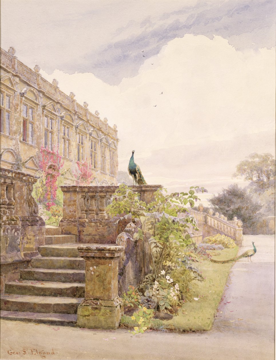 Brympton DEvercy House, Somerset od George Samuel Elgood