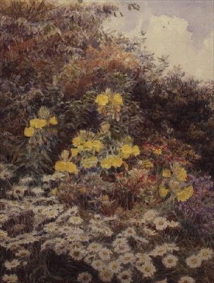 Evening Primroses, Swinford Manor od George Samuel Elgood
