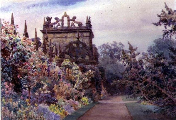 Forecourt, Hardwick Hall, Derbyshire od George Samuel Elgood