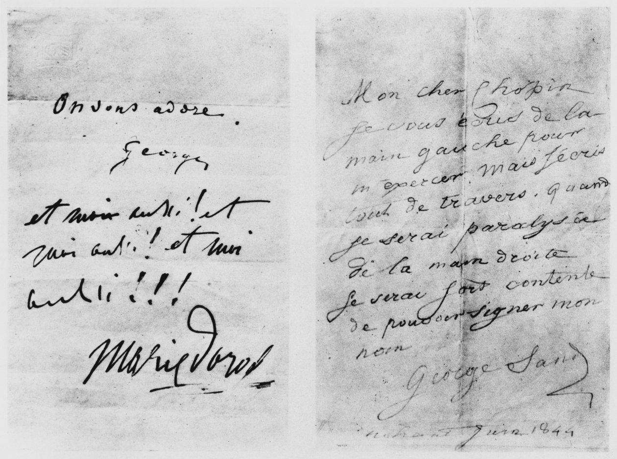 Dva dopisy Fredericu Chopinovi (1810-49), Nohant, červen 1844 od George Sand