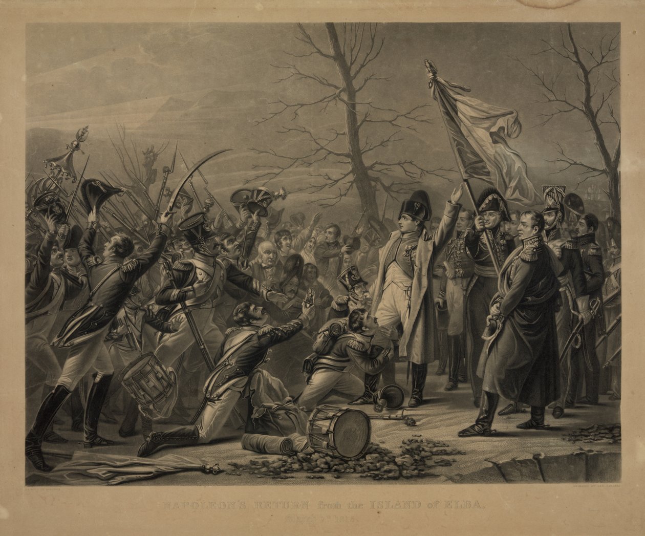 Napoleon se 7. března 1815 vrací z ostrova Elba od George Sanders
