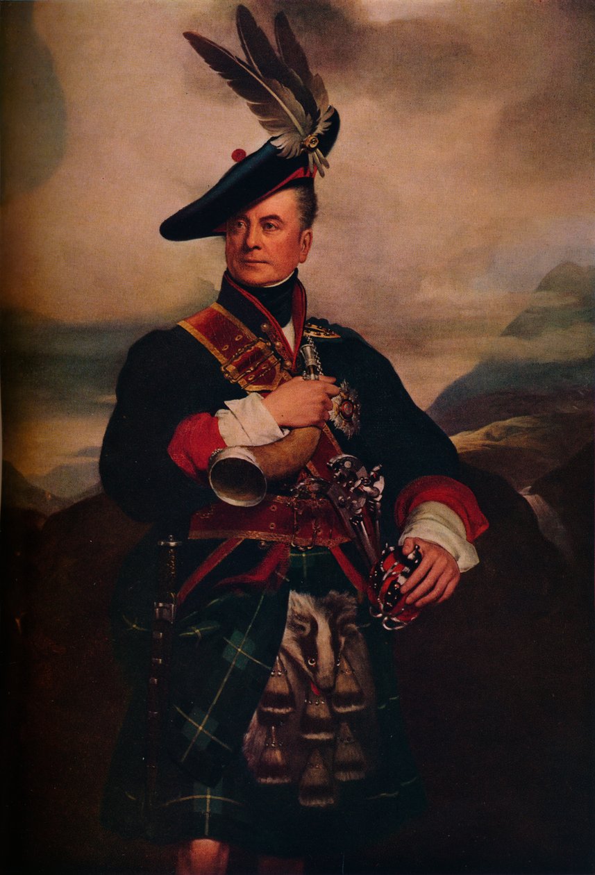 Kohout severu: George, pátý vévoda z Gordonu, c1812 od George Sanders