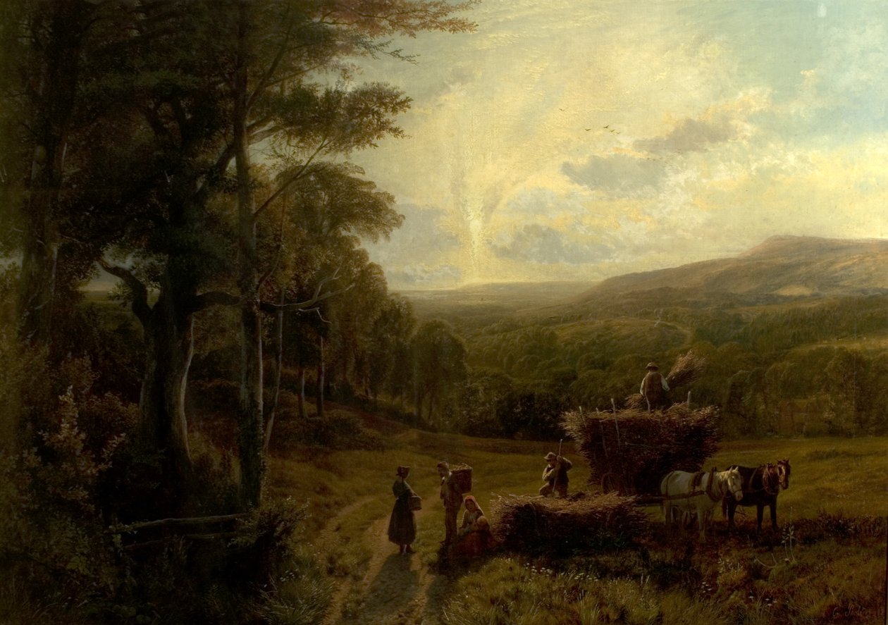 Poblíž Haslemere, Surrey od George Shalders