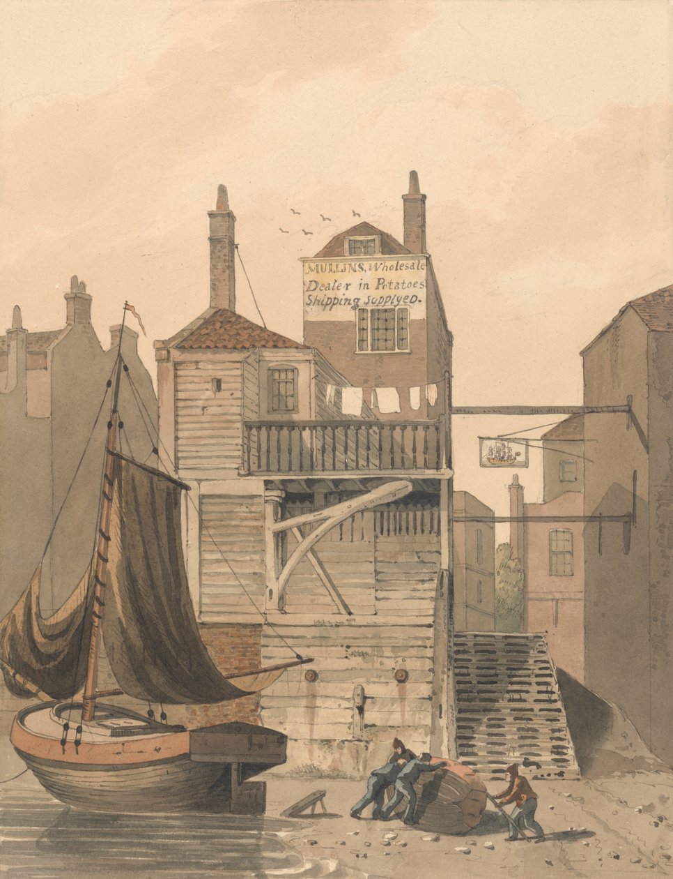 Shadwell u hostince na lodi od George Shepheard