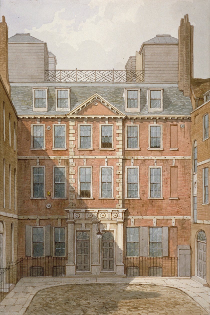 Beaufort Buildings, Strand, Westminster, Londýn, c1810 od George Shepherd