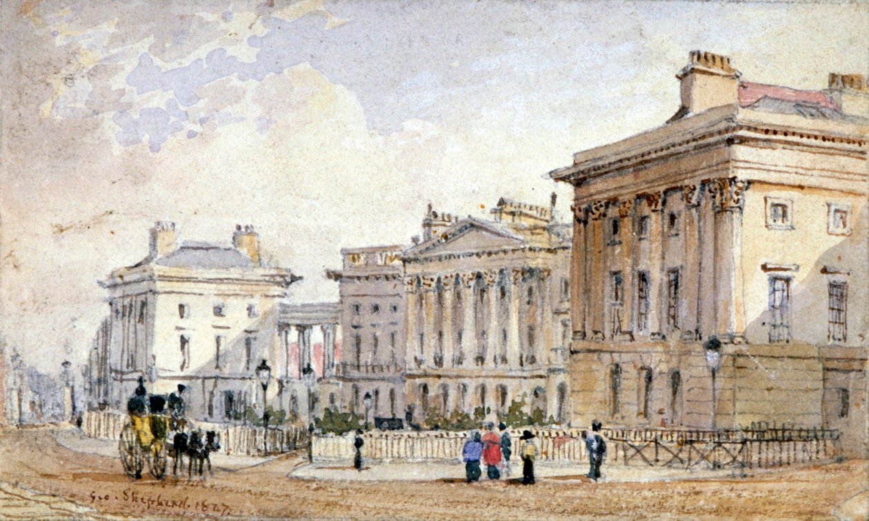 Pohled na Clarence Terrace v Regent