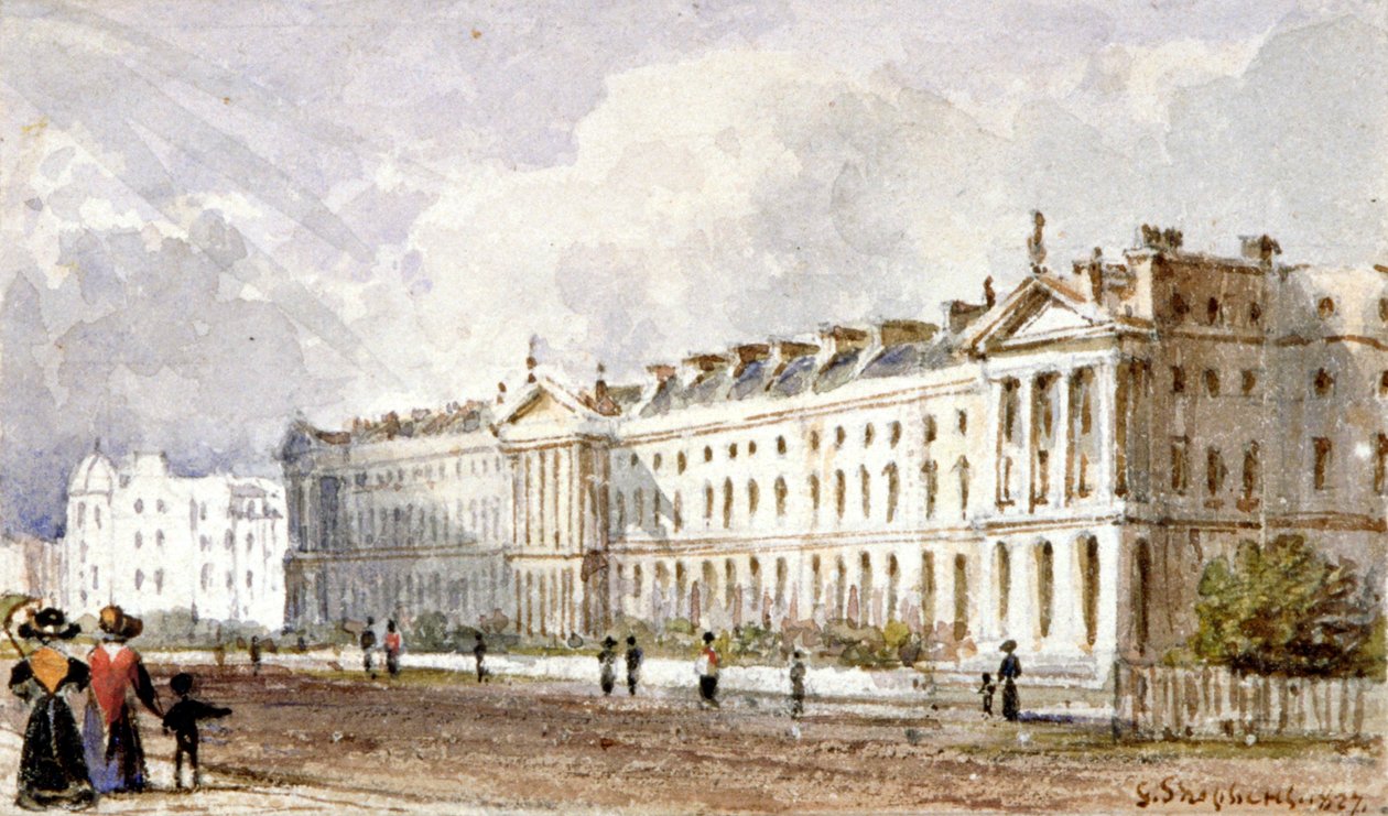 Pohled na Hanover Terrace v Regent