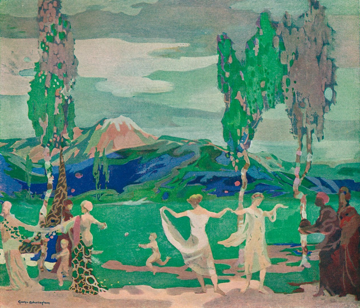 The Fields of Avatar, c20. století 1914-1915 od George Sheringham