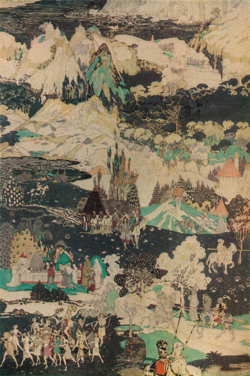 Hledání svatého grálu, c1919 od George Sheringham