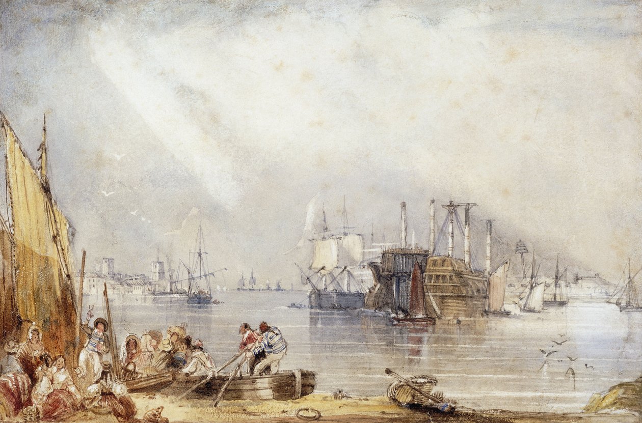 Portsmouth Harbour z Gosport, od George Sidney Shepherd