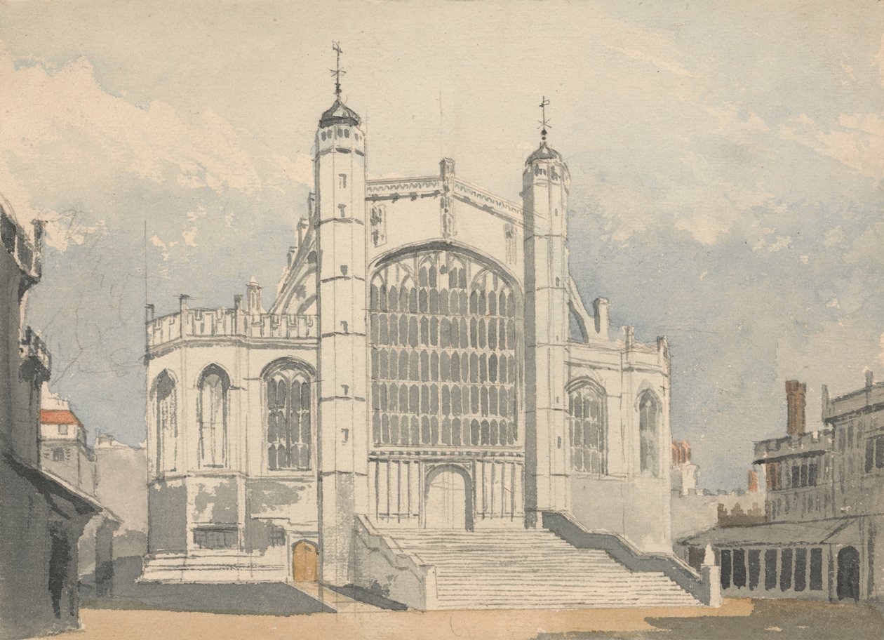 Kaple svatého Jiří, Windsor, Berks. od George Sidney Shepherd