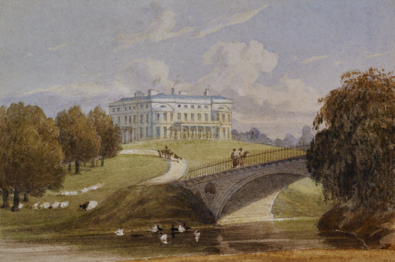 Pohled na Mote House (č. 1) od George Sidney Shepherd