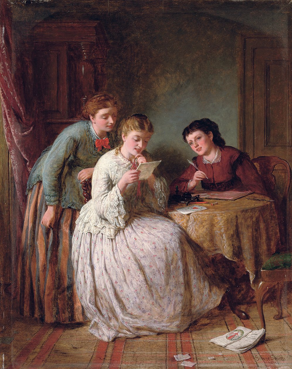 Předvečer svatého Valentýna, 1871 od George Smith